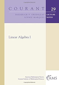 Cover of 'Linear Algebra I' by T. S. Blyth and E. F. Robertson, featuring a minimalist design with the title and authors' names prominently displayed on a solid background